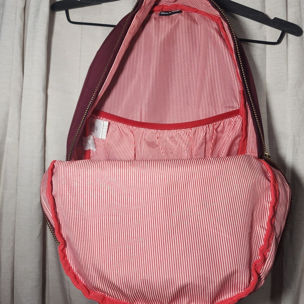 Herschel Supply Settlement Backpack Maroon/Burgundy Laptop Preowned Unisex 15" - Picture 10 of 16